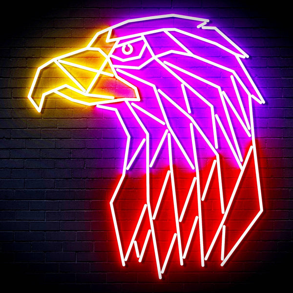 ADVPRO Eagle Head Ultra-Bright LED Neon Sign fn-i4117 - Multi-Color 7
