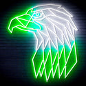 ADVPRO Eagle Head Ultra-Bright LED Neon Sign fn-i4117 - White & Green