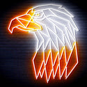 ADVPRO Eagle Head Ultra-Bright LED Neon Sign fn-i4117 - White & Orange