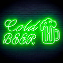 ADVPRO Cold Beer with Beer Mug Ultra-Bright LED Neon Sign fn-i4119 - Golden Yellow
