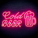 ADVPRO Cold Beer with Beer Mug Ultra-Bright LED Neon Sign fn-i4119 - Pink