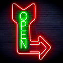 ADVPRO OPEN Signage Vertical with Arrow Ultra-Bright LED Neon Sign fn-i4122 - Multi-Color 4