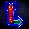 ADVPRO OPEN Signage Vertical with Arrow Ultra-Bright LED Neon Sign fn-i4122 - Multi-Color 5
