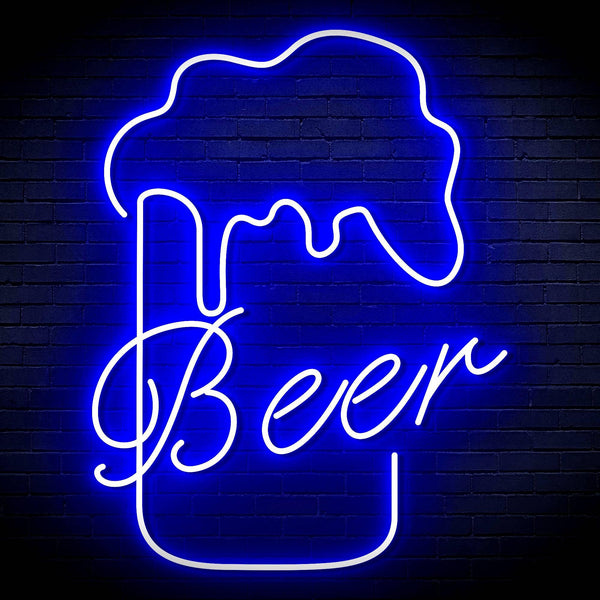 ADVPRO Beer Mud Ultra-Bright LED Neon Sign fn-i4125 - Blue