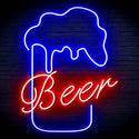 ADVPRO Beer Mud Ultra-Bright LED Neon Sign fn-i4125 - Blue & Red
