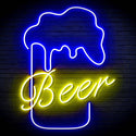 ADVPRO Beer Mud Ultra-Bright LED Neon Sign fn-i4125 - Blue & Yellow