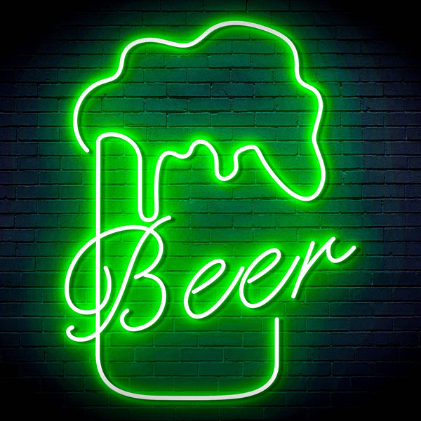 ADVPRO Beer Mud Ultra-Bright LED Neon Sign fn-i4125 - Golden Yellow