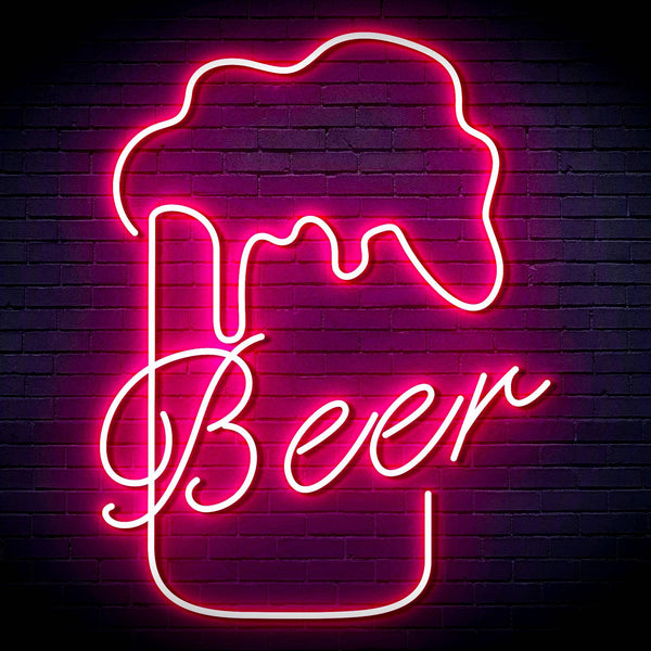 ADVPRO Beer Mud Ultra-Bright LED Neon Sign fn-i4125 - Pink