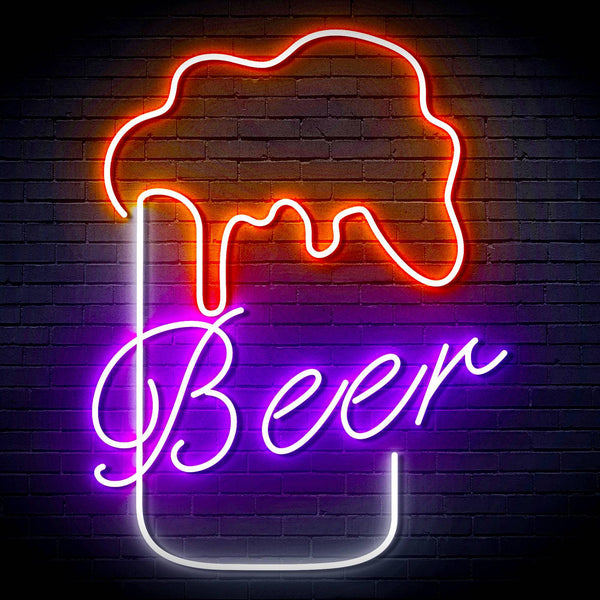 ADVPRO Beer Mud Ultra-Bright LED Neon Sign fn-i4125 - Multi-Color 3
