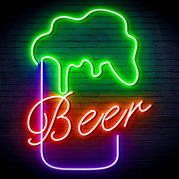 ADVPRO Beer Mud Ultra-Bright LED Neon Sign fn-i4125 - Multi-Color 4