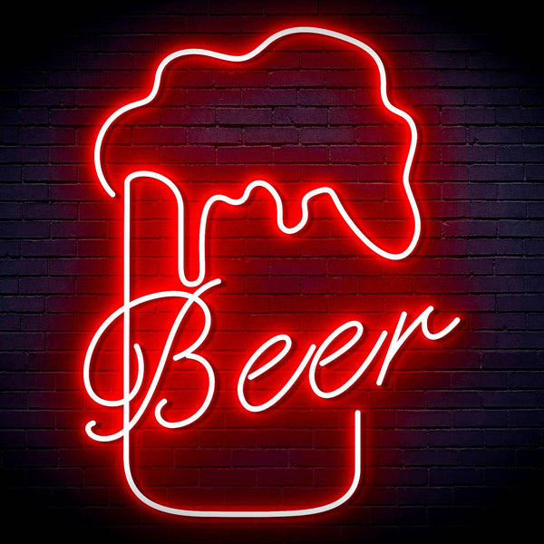 ADVPRO Beer Mud Ultra-Bright LED Neon Sign fn-i4125 - Red