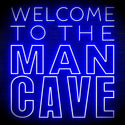 ADVPRO Welcome to the Man Cave Signage Ultra-Bright LED Neon Sign fn-i4126 - Blue