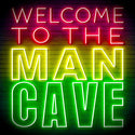 ADVPRO Welcome to the Man Cave Signage Ultra-Bright LED Neon Sign fn-i4126 - Multi-Color 6