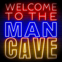 ADVPRO Welcome to the Man Cave Signage Ultra-Bright LED Neon Sign fn-i4126 - Multi-Color 9