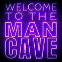 ADVPRO Welcome to the Man Cave Signage Ultra-Bright LED Neon Sign fn-i4126 - Purple