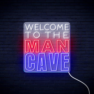 ADVPRO Welcome to the Man Cave Signage Ultra-Bright LED Neon Sign fn-i4126