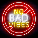 ADVPRO No Bad Vibes Signage Ultra-Bright LED Neon Sign fn-i4136 - Multi-Color 2