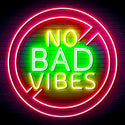 ADVPRO No Bad Vibes Signage Ultra-Bright LED Neon Sign fn-i4136 - Multi-Color 6