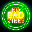 ADVPRO No Bad Vibes Signage Ultra-Bright LED Neon Sign fn-i4136 - Multi-Color 7