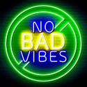 ADVPRO No Bad Vibes Signage Ultra-Bright LED Neon Sign fn-i4136 - Multi-Color 8