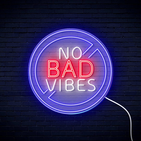 ADVPRO No Bad Vibes Signage Ultra-Bright LED Neon Sign fn-i4136