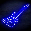 ADVPRO Music with Guitar Ultra-Bright LED Neon Sign fn-i4140 - Blue