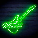 ADVPRO Music with Guitar Ultra-Bright LED Neon Sign fn-i4140 - Golden Yellow