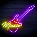 ADVPRO Music with Guitar Ultra-Bright LED Neon Sign fn-i4140 - Multi-Color 2