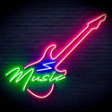 ADVPRO Music with Guitar Ultra-Bright LED Neon Sign fn-i4140 - Multi-Color 6