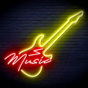 ADVPRO Music with Guitar Ultra-Bright LED Neon Sign fn-i4140 - Red & Yellow