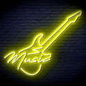 ADVPRO Music with Guitar Ultra-Bright LED Neon Sign fn-i4140 - Yellow