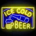 ADVPRO ICE COLD BEER Signage Ultra-Bright LED Neon Sign fn-i4157 - Blue & Yellow