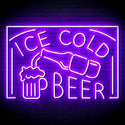 ADVPRO ICE COLD BEER Signage Ultra-Bright LED Neon Sign fn-i4157 - Purple