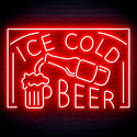 ADVPRO ICE COLD BEER Signage Ultra-Bright LED Neon Sign fn-i4157 - Red