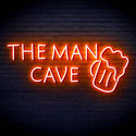 ADVPRO The Man Cave with Beer Mug Signage Ultra-Bright LED Neon Sign fn-i4162 - Orange