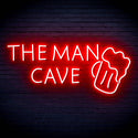 ADVPRO The Man Cave with Beer Mug Signage Ultra-Bright LED Neon Sign fn-i4162 - Red