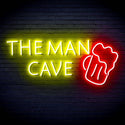 ADVPRO The Man Cave with Beer Mug Signage Ultra-Bright LED Neon Sign fn-i4162 - Red & Yellow