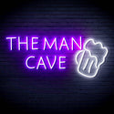 ADVPRO The Man Cave with Beer Mug Signage Ultra-Bright LED Neon Sign fn-i4162 - White & Purple