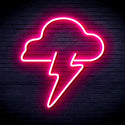ADVPRO Cloud and Lighting bolt Ultra-Bright LED Neon Sign fnu0003 - Pink