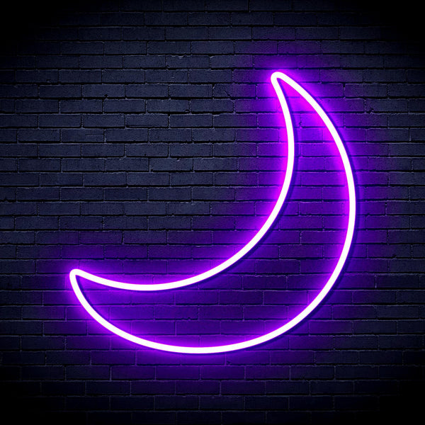 ADVPRO Moon Ultra-Bright LED Neon Sign fnu0004 - Purple