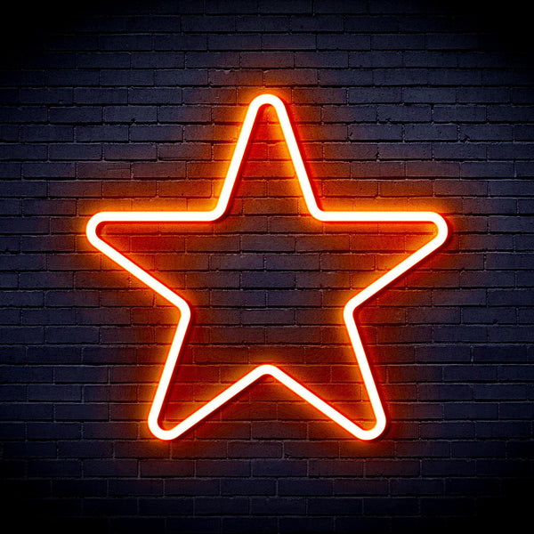 ADVPRO Star Ultra-Bright LED Neon Sign fnu0006 - Orange