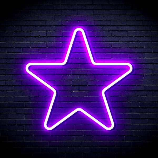 ADVPRO Star Ultra-Bright LED Neon Sign fnu0006 - Purple