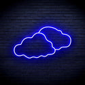 ADVPRO Two Clouds Ultra-Bright LED Neon Sign fnu0007 - Blue