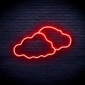 ADVPRO Two Clouds Ultra-Bright LED Neon Sign fnu0007 - Red