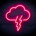 ADVPRO Cloud and Thunder Ultra-Bright LED Neon Sign fnu0008 - Pink