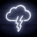 ADVPRO Cloud and Thunder Ultra-Bright LED Neon Sign fnu0008 - White