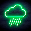 ADVPRO Cloud and Raining Ultra-Bright LED Neon Sign fnu0010 - Golden Yellow
