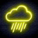 ADVPRO Cloud and Raining Ultra-Bright LED Neon Sign fnu0010 - Yellow