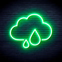 ADVPRO Cloud and Rain Droplet Ultra-Bright LED Neon Sign fnu0011 - Golden Yellow