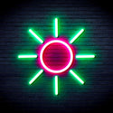 ADVPRO Sun Ultra-Bright LED Neon Sign fnu0012 - Green & Pink
